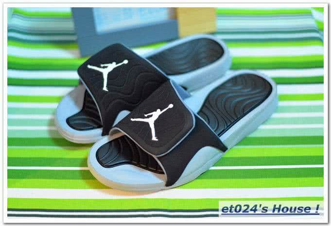 Air Jordan 5 Black And Grey Slipper Men 3
