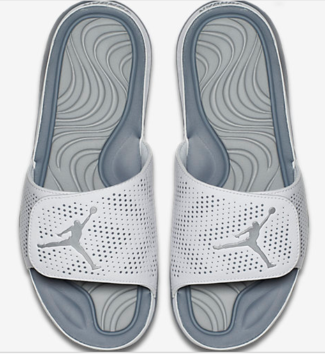 Air Jordan 5 White And Grey Slipper Men 3