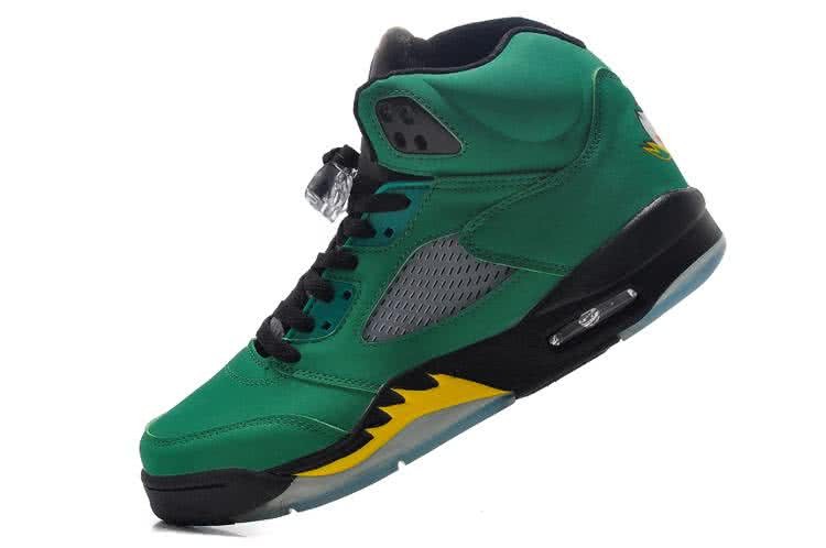 Air Jordan 5 Green And Black Men 2
