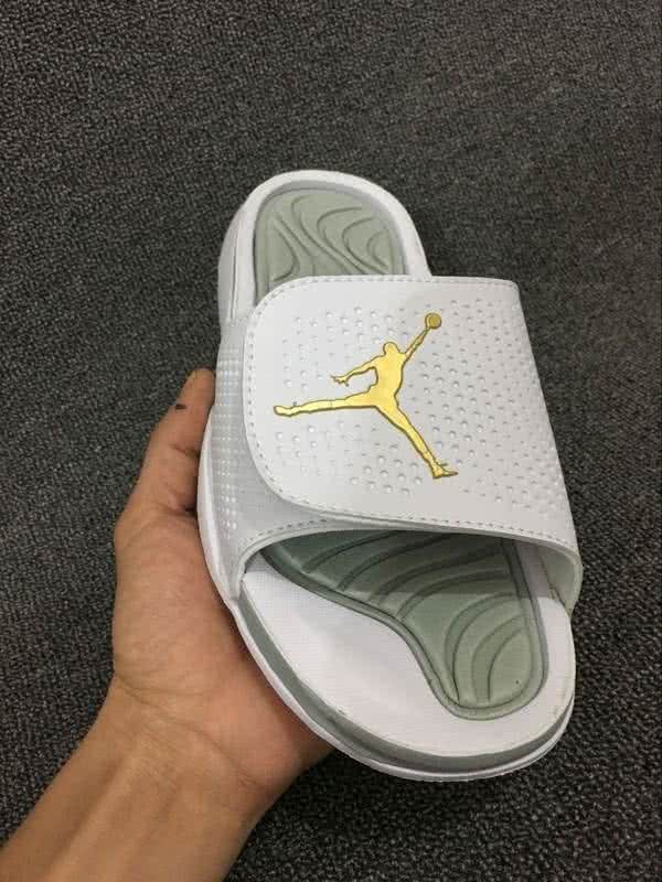 Air Jordan 5 White And Grey Slipper Men 5