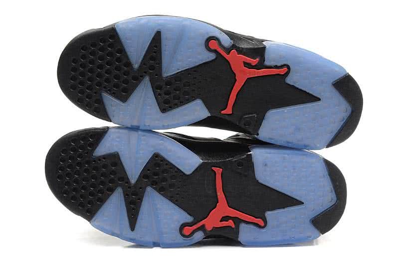 Air Jordan 6 Black And Blue Men 2