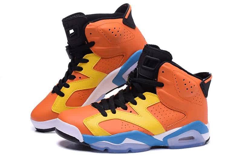 Air Jordan 6 Orange And Yellow Women/Men 4