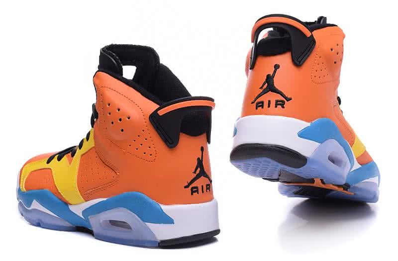 Air Jordan 6 Orange And Yellow Women/Men 5
