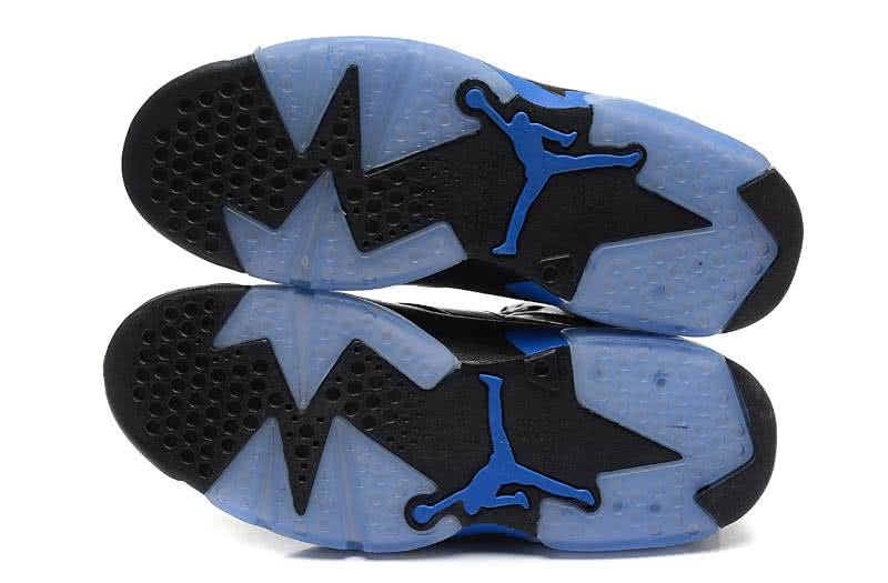 Air Jordan 6 Black And Blue Men 2