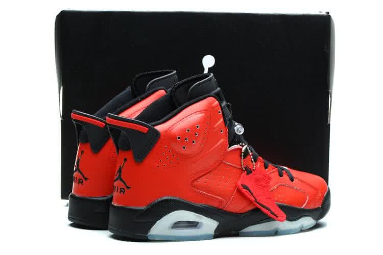 Air Jordan 6 Red And Black Men 3