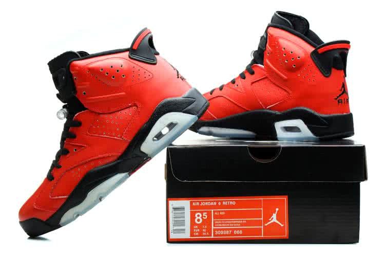 Air Jordan 6 Red And Black Men 6