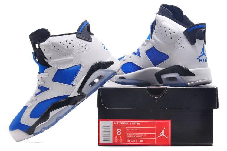 Air Jordan 6 White And Blue Men 11