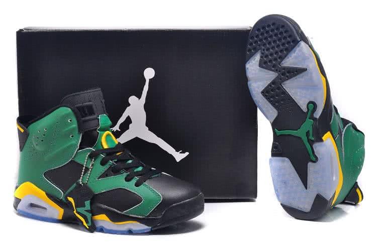 Air Jordan 6 Green And Black Men 5