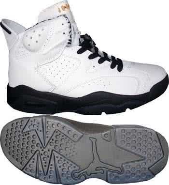 Air Jordan 6 White And Black Men 1