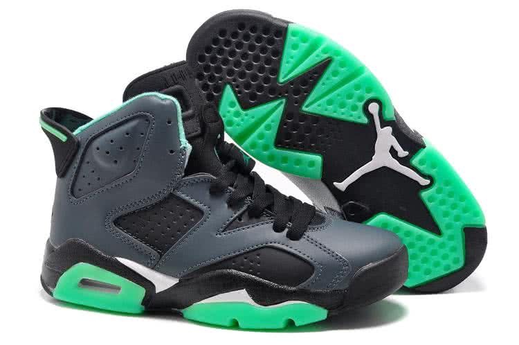 Air Jordan 6 Black And Green Women 1