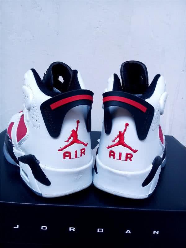 Air Jordan 6 White And Red Children 4