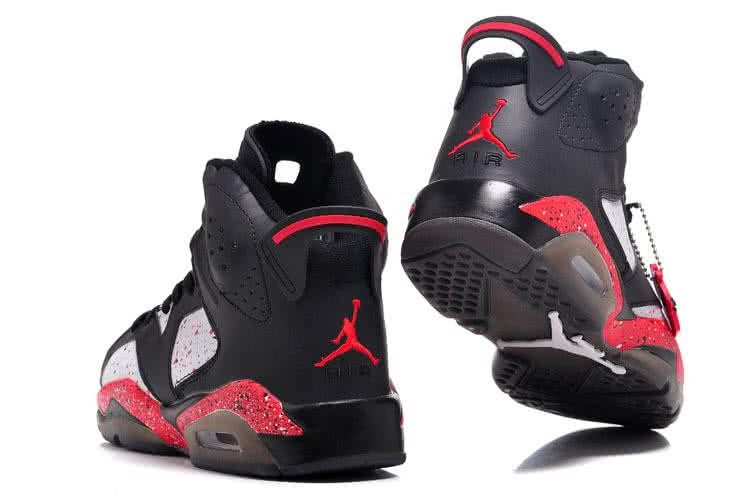 Air Jordan 6 Black And Red Men 8