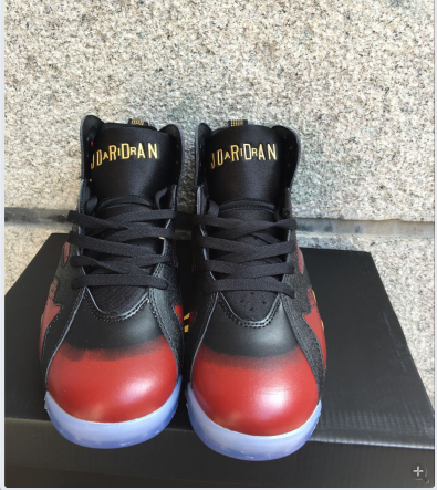Air Jordan 7 Black Red Men 1