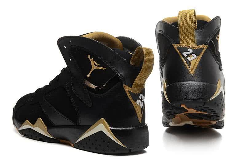 Air Jordan 7 Black And Gold Women 5