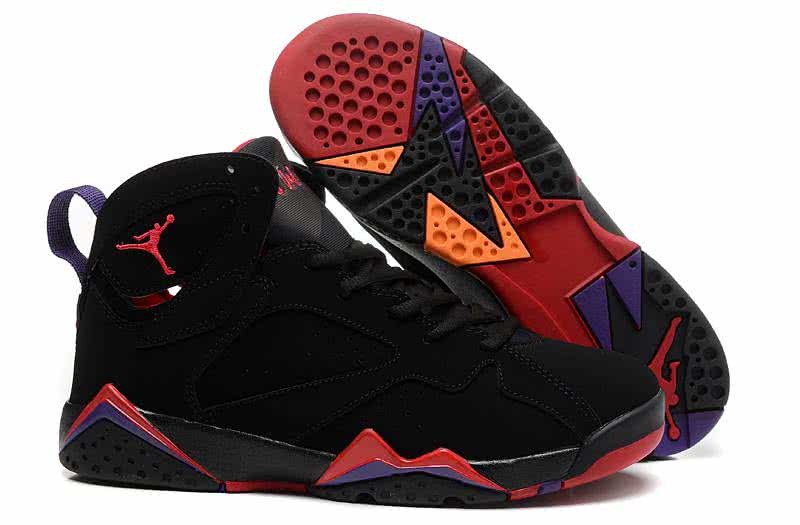Air Jordan 7 Black And Red Women 1