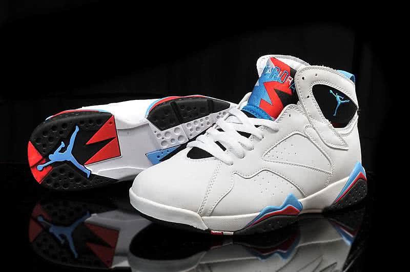 Air Jordan 7 White And Blue Men 5