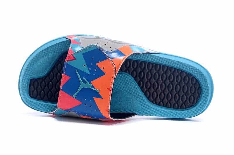 Air Jordan 7 Comfortable Slipper Blue Women 5