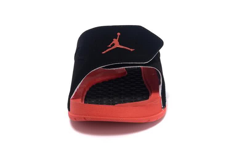 Air Jordan 7 Comfortable Slipper Black And Red Women 4
