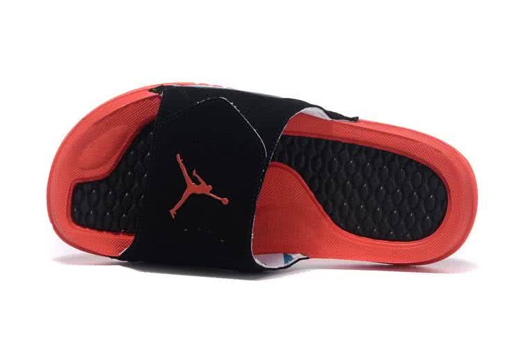 Air Jordan 7 Comfortable Slipper Black And Red Women 5