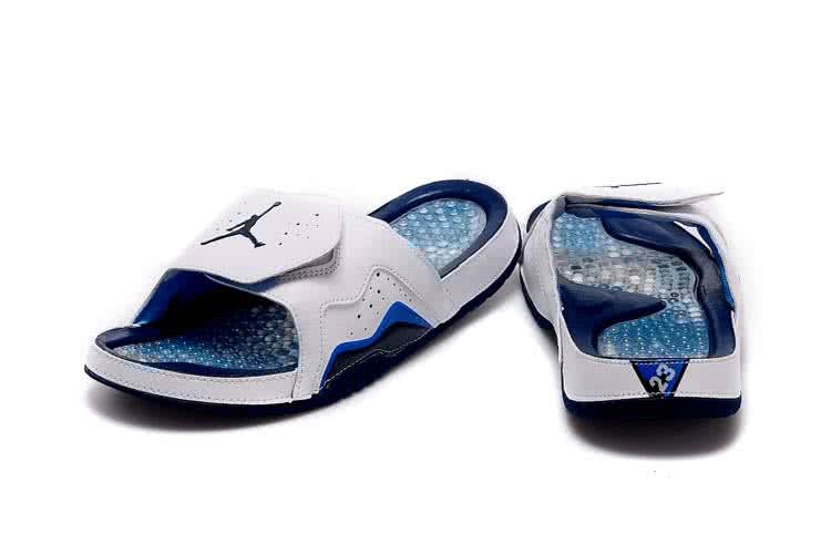 Air Jordan 7 Hydro VII Retro Slipper Blue And White Men 3