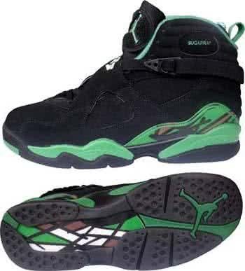Air Jordan 8 Black And Green Men 1