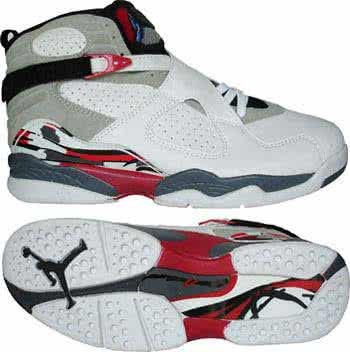 Air Jordan 8 White And Red Men 1