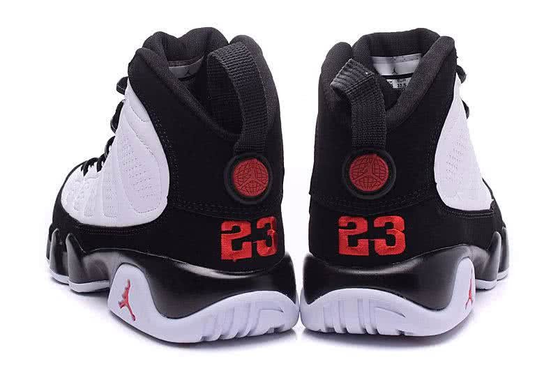 Air Jordan 9 Black And White Women 5