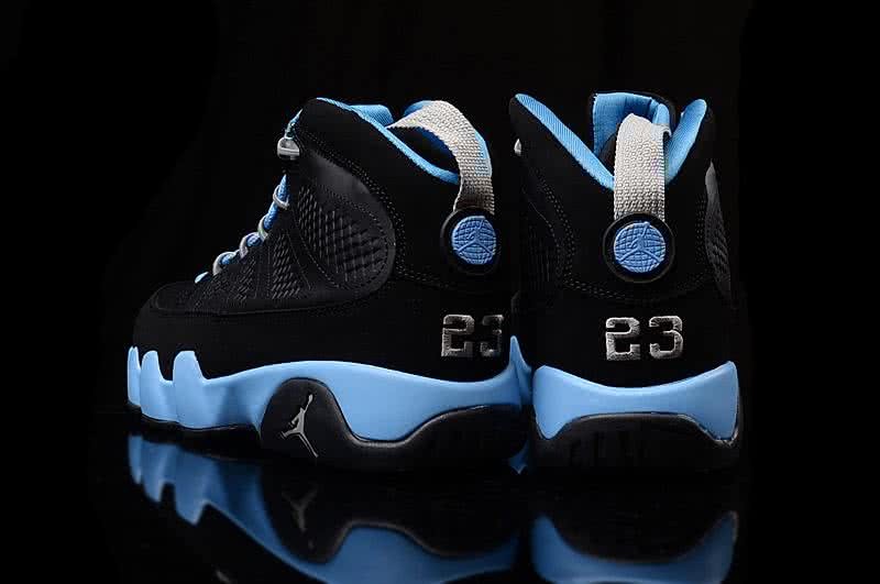 Air Jordan 9  Black And Blue Women 2