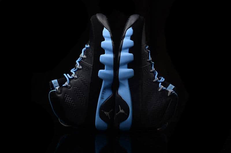 Air Jordan 9  Black And Blue Women 5