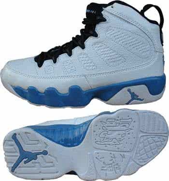 Air Jordan 9 Blue And White Men 1