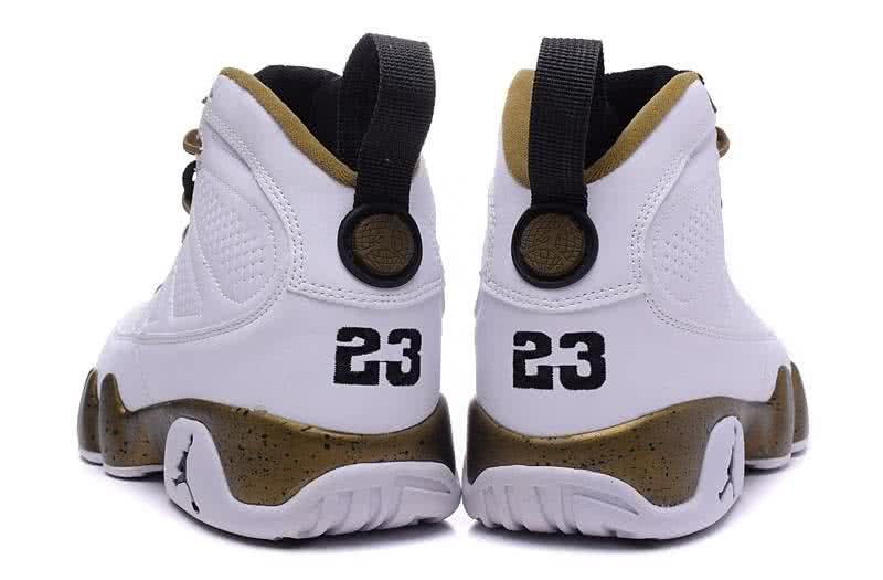 Air Jordan 9 White And Brown Men 6