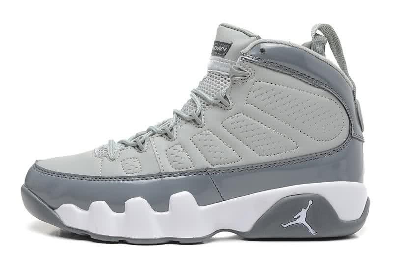 Air Jordan 9 White And Grey Men 3