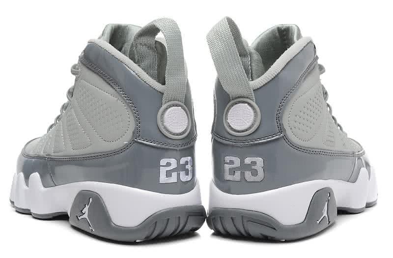 Air Jordan 9 White And Grey Men 4