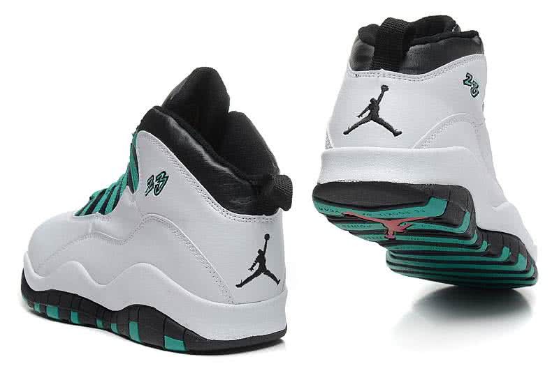 Air Jordan 10 White And Green Men 5