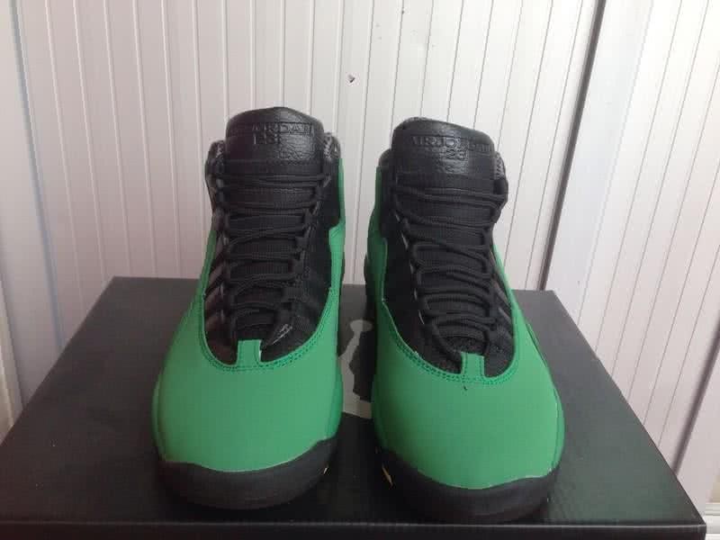 Air Jordan 10 Green And Black Men 3