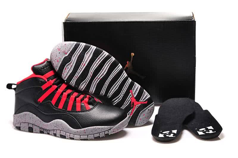 Air Jordan 10 Red And Black Men 1