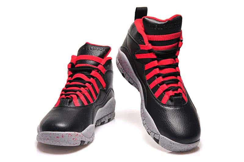 Air Jordan 10 Red And Black Men 4