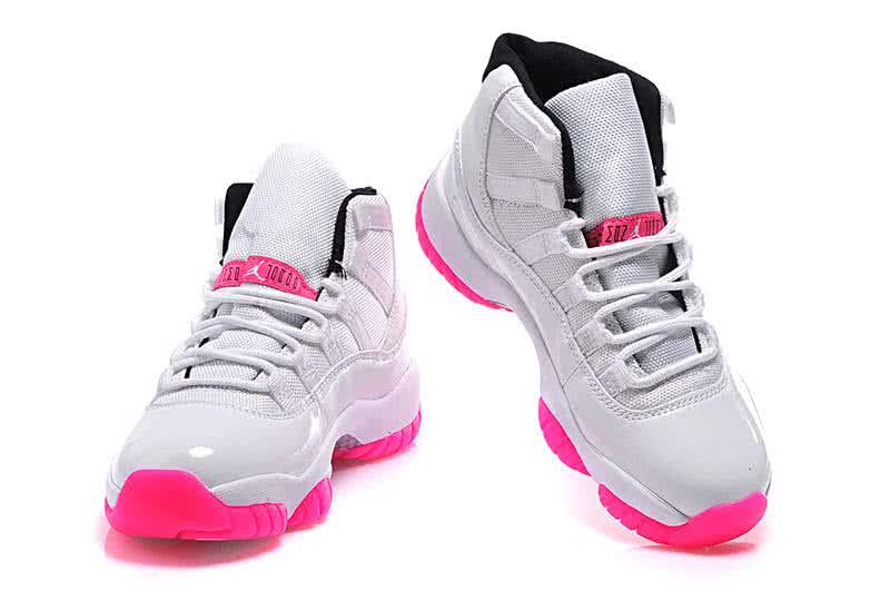 Air Jordan 11 White And Pink Women 3