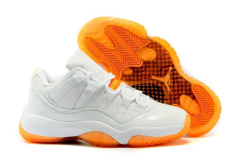 Air Jordan 11 Low Citrus White And Orange Men And Women 1