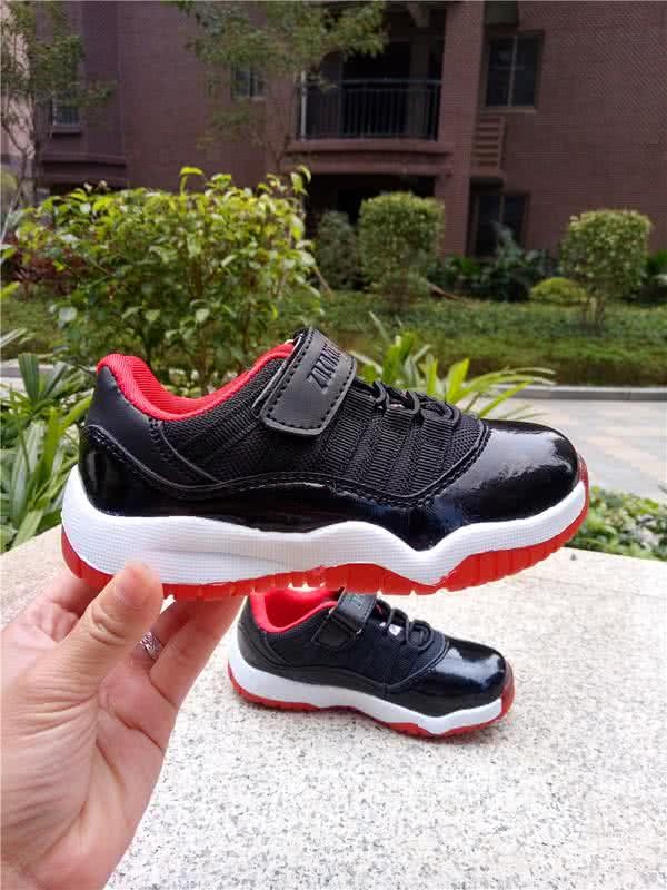 Air Jordan 11 Kids Black And Red 6