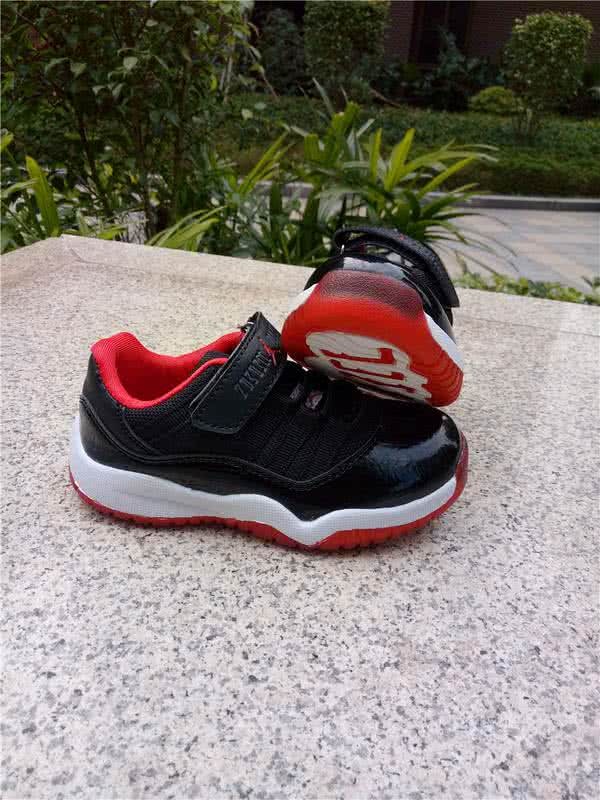 Air Jordan 11 Kids Black And Red 8