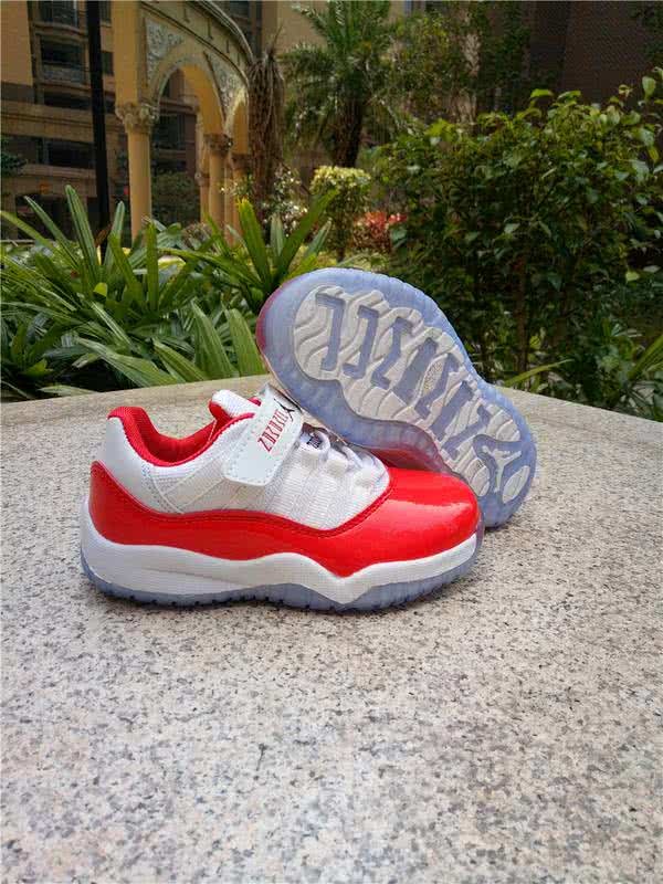 Air Jordan 11 Kids White And Red 1