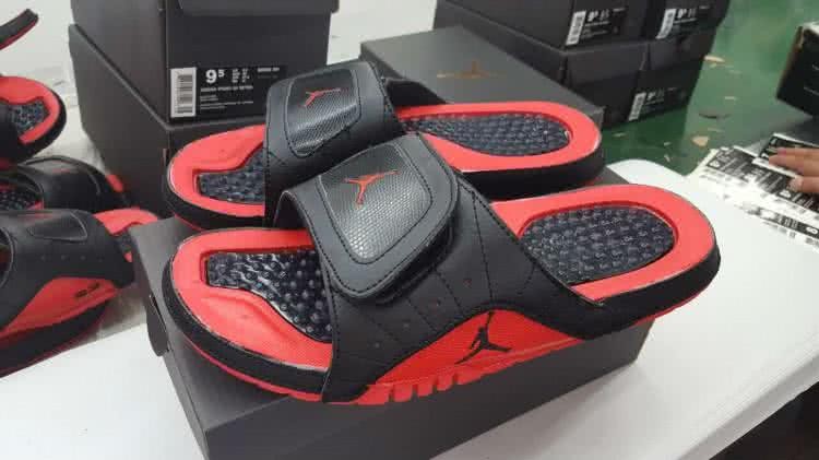 Air Jordan 12 Slippers Men Black And Red 1