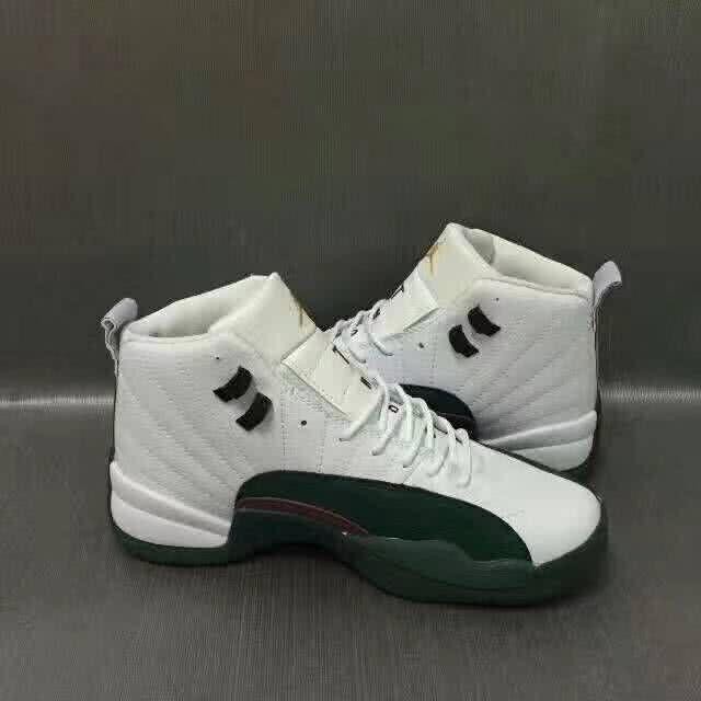 Air Jordan 12 White And Green Men 2