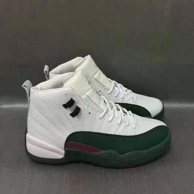 Air Jordan 12 White And Green Men 6