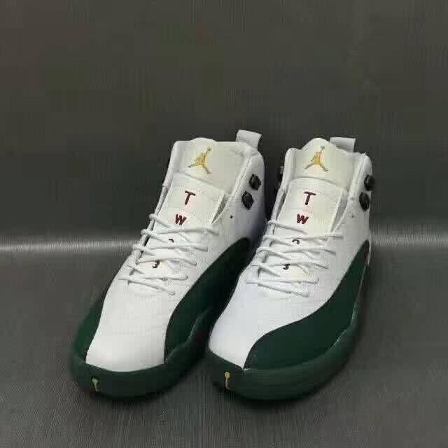 Air Jordan 12 White And Green Men 7