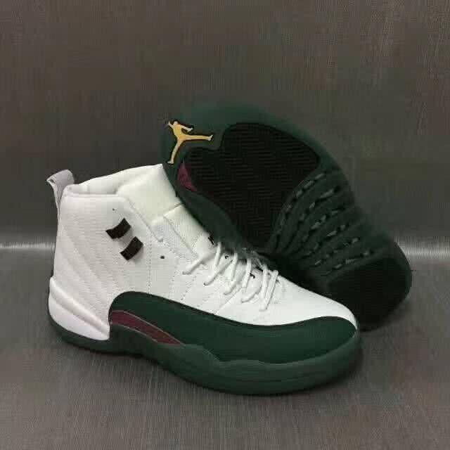 Air Jordan 12 White And Green Men 1