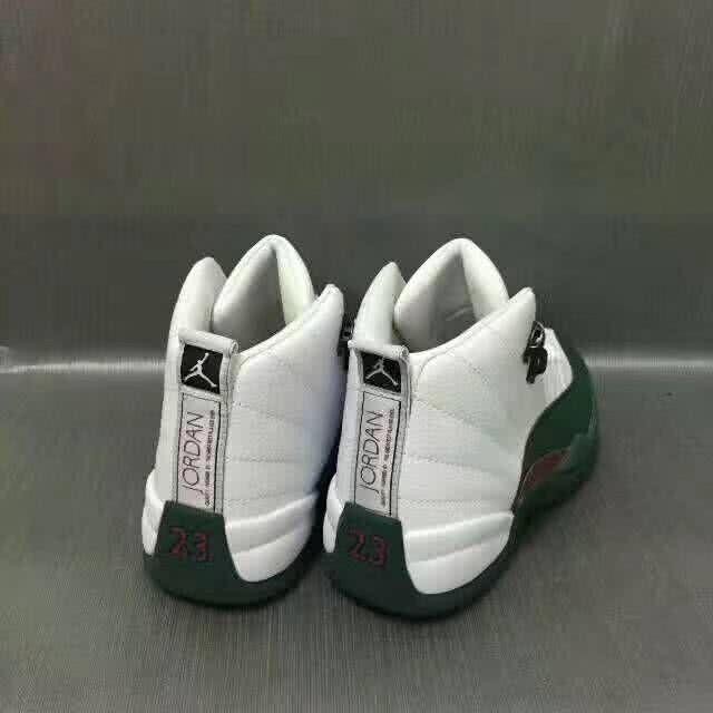 Air Jordan 12 White And Green Men 8