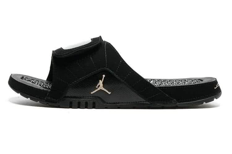 Air Jordan 12 Slippers Men All Black 2