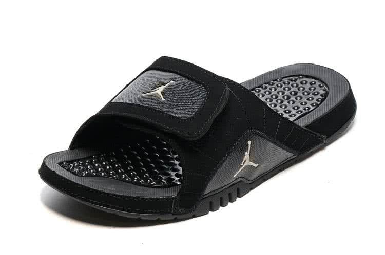 Air Jordan 12 Slippers Men All Black 3